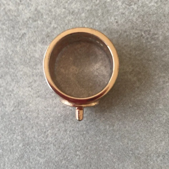 Coach Rose Gold Turnlock Ring - Picture 2 of 6